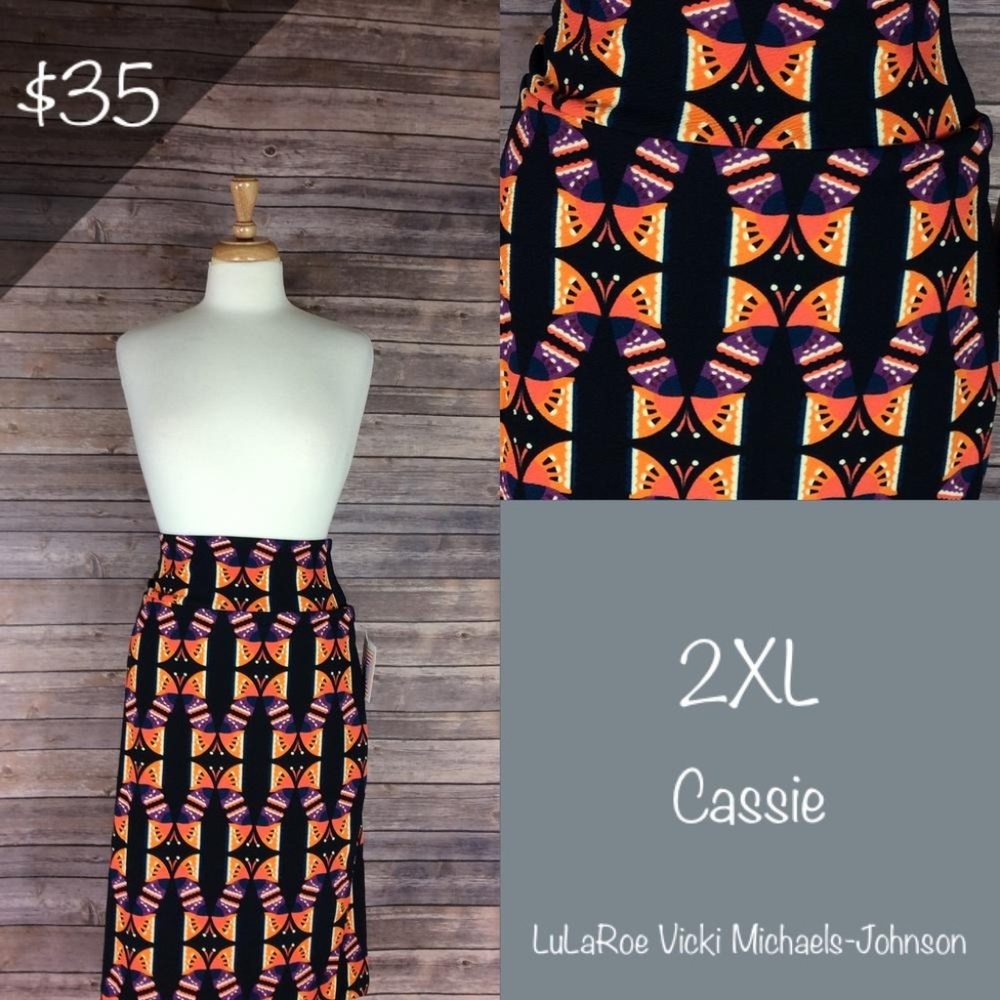 2XL LuLaRoe Cassie Skirt